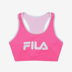 Fila Big Logo Bikini Top Női Fürdőruha Rózsaszín | HU-65611